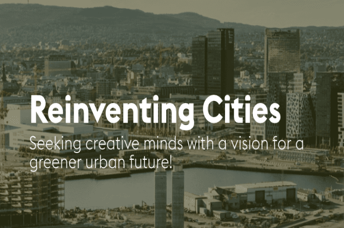 Lansering av Reinventing Cities skjer i Oslo 19. januar.